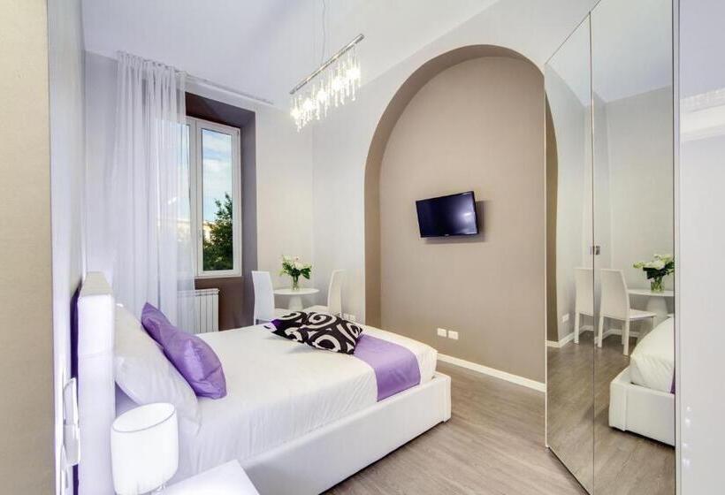 اتاق استاندارد با چشم‌انداز, B&b Colosseo Panoramic Rooms