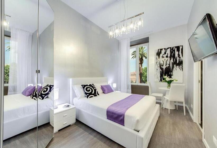 اتاق استاندارد با چشم‌انداز, B&b Colosseo Panoramic Rooms