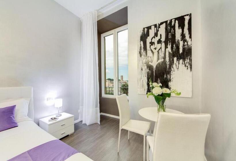 اتاق استاندارد با چشم‌انداز, B&b Colosseo Panoramic Rooms