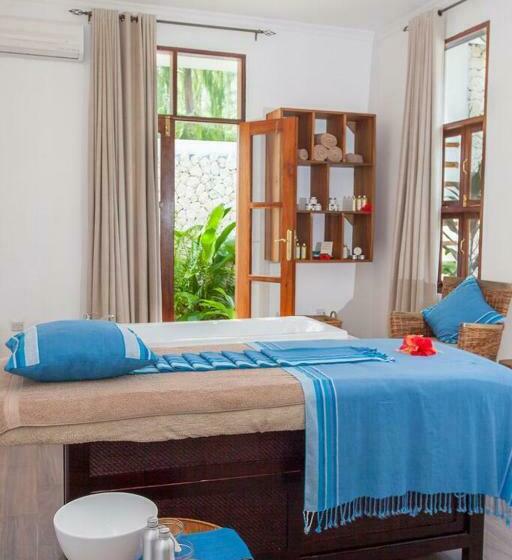 침실 1개 디럭스 빌라, Kisiwa On The Beach