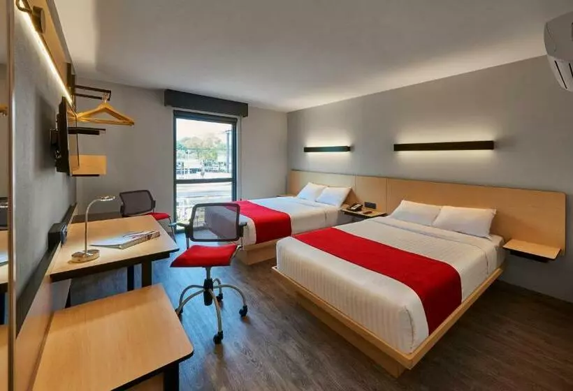 ２ダブルベッドのスタンダードルーム, City Express Plus By Marriott Ciudad De México Periférico Sur Tlalpan