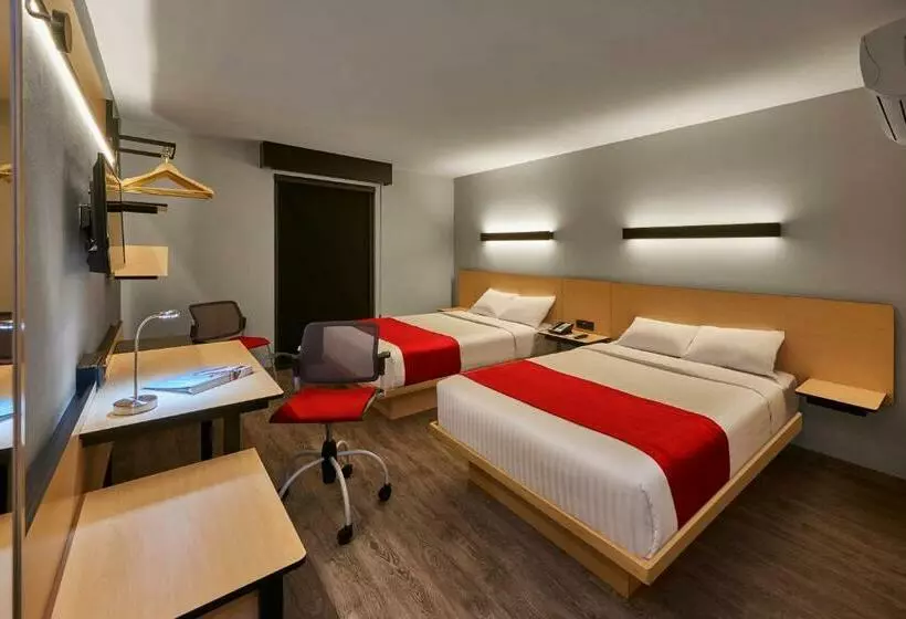 ２ダブルベッドのスタンダードルーム, City Express Plus By Marriott Ciudad De México Periférico Sur Tlalpan
