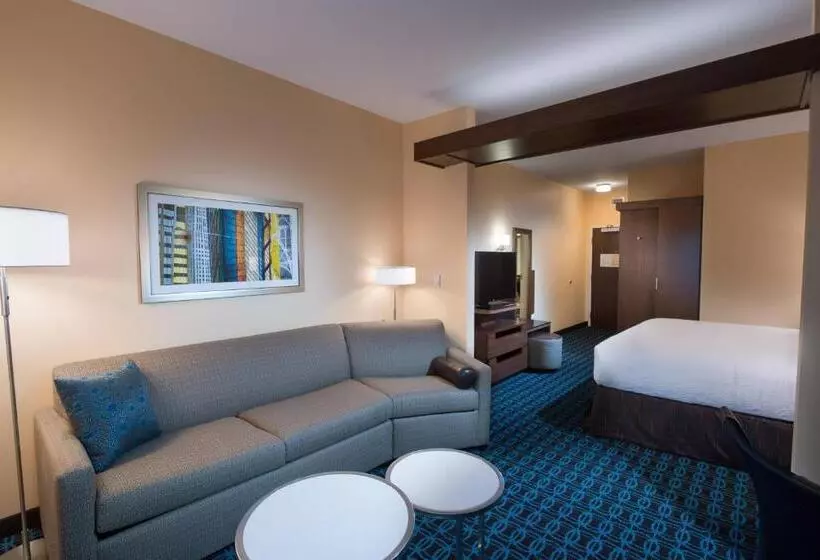 キングサイドベッドのスタンダードワンルーム, Fairfield Inn & Suites By Marriott Houma Southeast