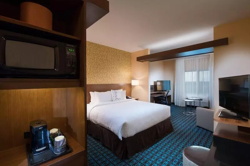 キングサイドベッドのスタンダードワンルーム, Fairfield Inn & Suites By Marriott Houma Southeast