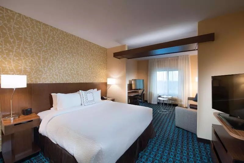 キングサイドベッドのスタンダードワンルーム, Fairfield Inn & Suites By Marriott Houma Southeast