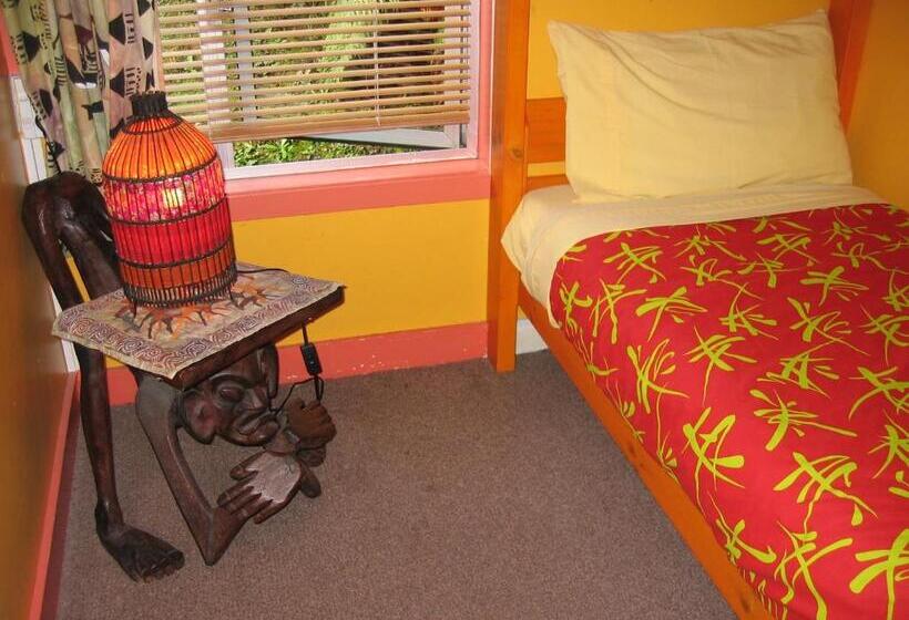 חדר סטנדרד יחיד חדר אמבטיה משותף, Global Village Travellers Lodge