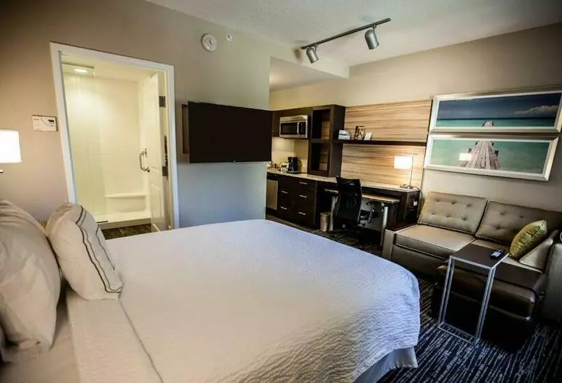 キングサイドベッドのスタンダードワンルーム, Towneplace Suites By Marriott Boynton Beach