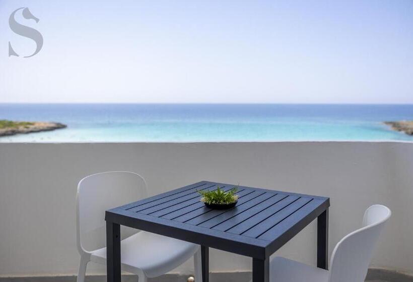 带海景标准四人间, Sud Hotel Pulsano