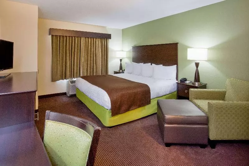 キングサイズベッドのスタンダードルーム, Americinn By Wyndham Hartford Sd
