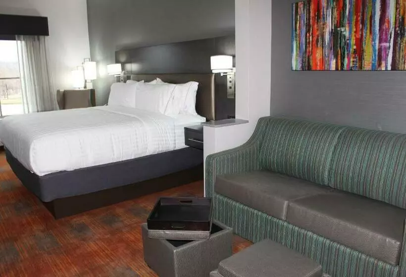 キングサイズベッドのスイートルーム, Holiday Inn Express Shawnee, An Ihg