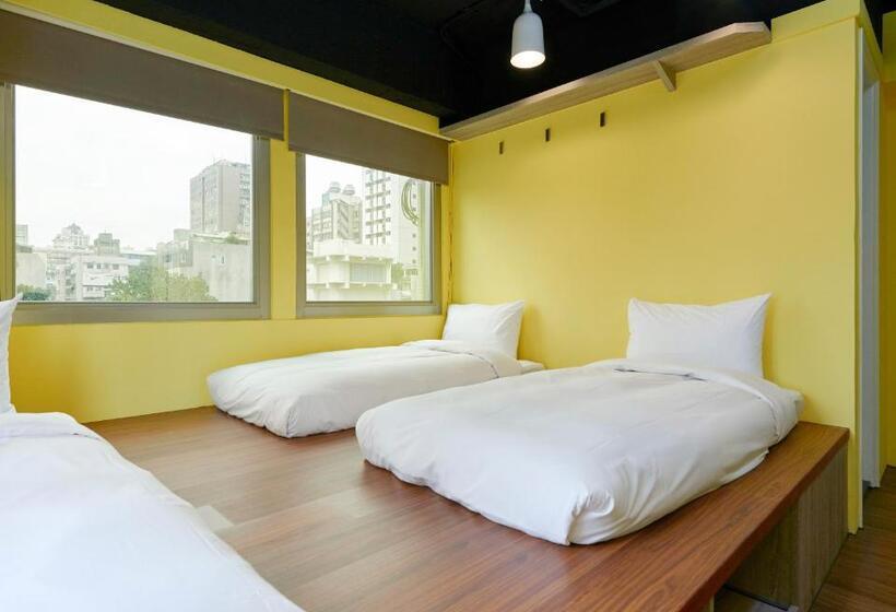 اتاق استاندارد سه نفره, Bon Hotel Taipei