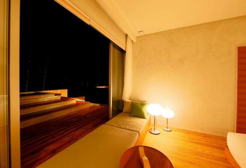 Büyük Çift Kişilik Yataklı Delüks Oda, 奥武雄温泉 風の森