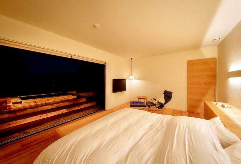 Büyük Çift Kişilik Yataklı Lüks Oda, 奥武雄温泉 風の森