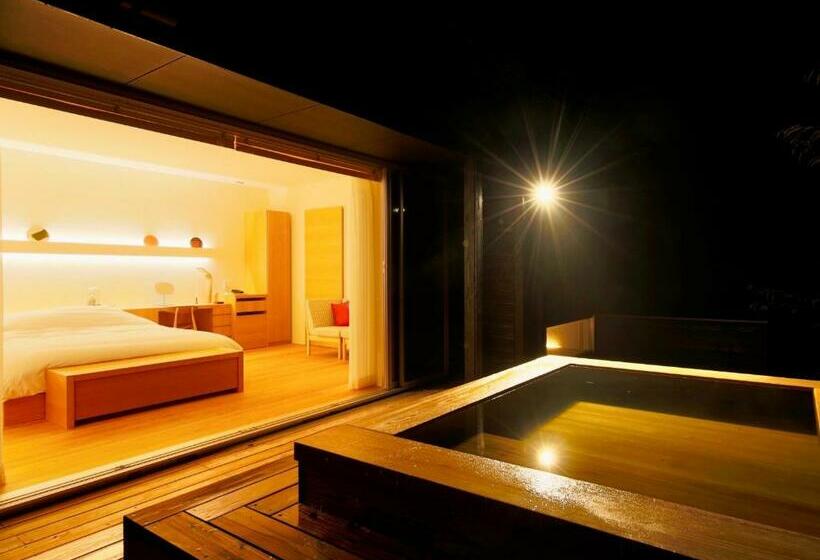 Büyük Çift Kişilik Yataklı Lüks Oda, 奥武雄温泉 風の森