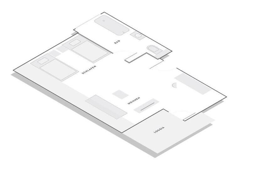 주니어 스위트 호수 전망, Bodenseehotel Renn