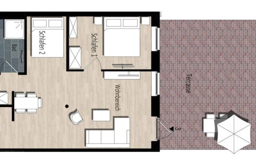 شقة سوبريور غرفة واحدة, Friesischer Hof