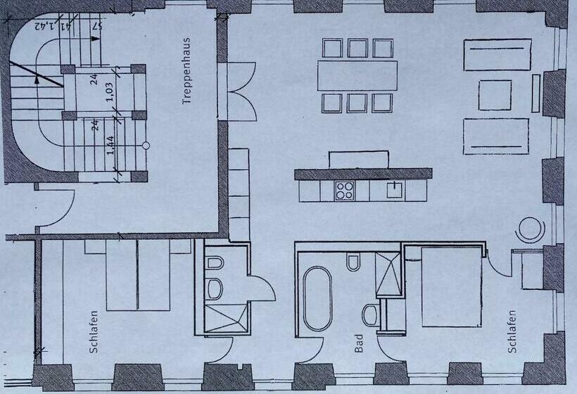 침실 2개 아파트, Hofgartnerhaus