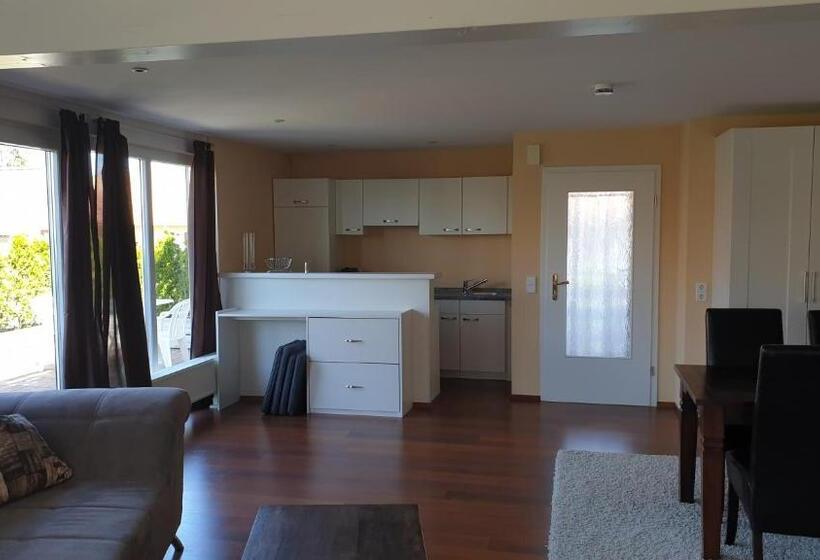 شقة غرفة واحدة مزودة بتراس, Landhaus Goldenes Kreuz