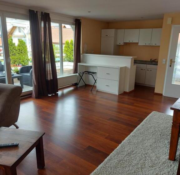 شقة غرفة واحدة مزودة بتراس, Landhaus Goldenes Kreuz