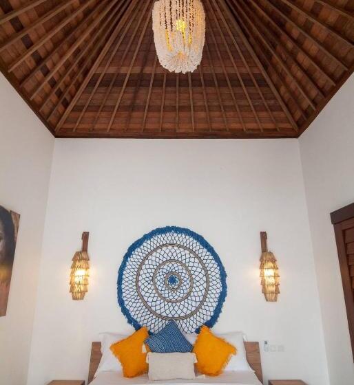 标准间带露台, De Coco Bungalows