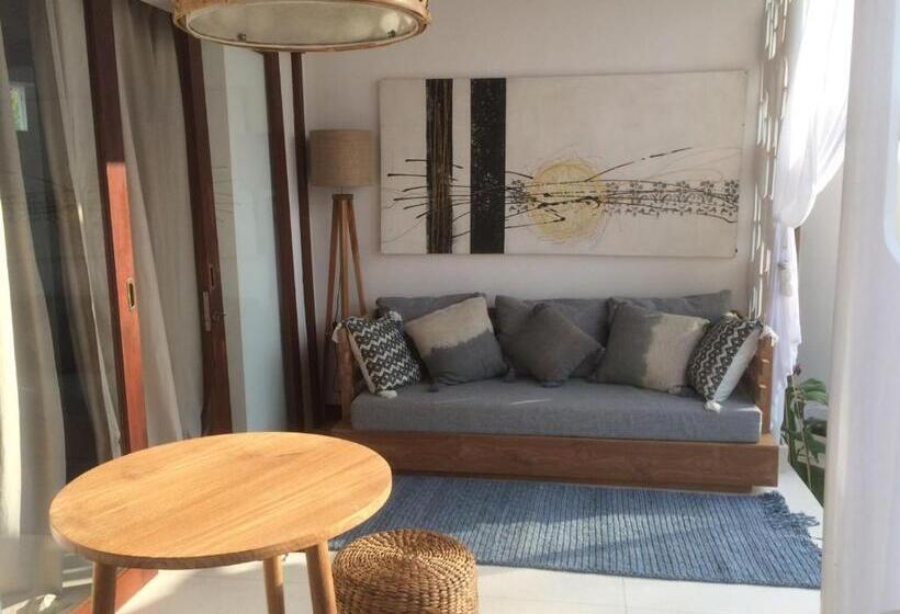 标准间带露台, De Coco Bungalows