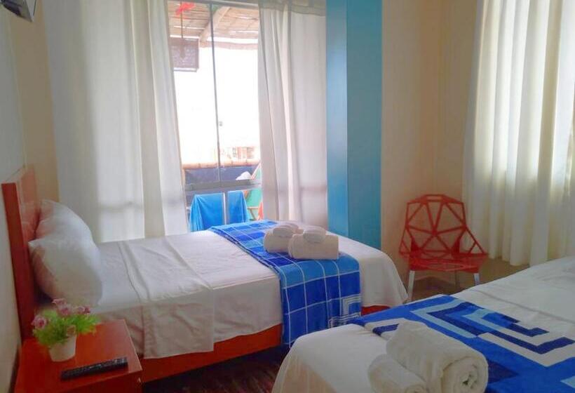 带阳台的三人标准间, Hospedaje Welcome Paracas 2 Sucursal