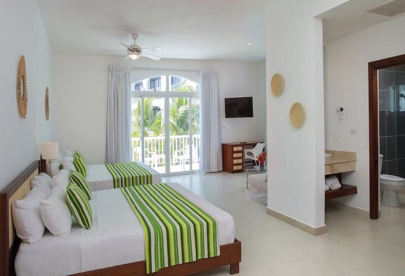 اتاق اساندارد با چشمانداز جانبی به دریا, Hm Alma de Bayahibe - Adults Only