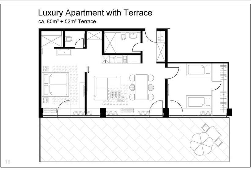 Suite amb Terrassa, Mloft Apartments München