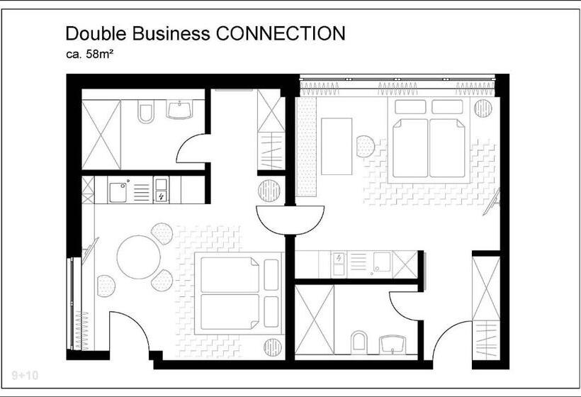Apartament Basic 1 Dormitori, Mloft Apartments München