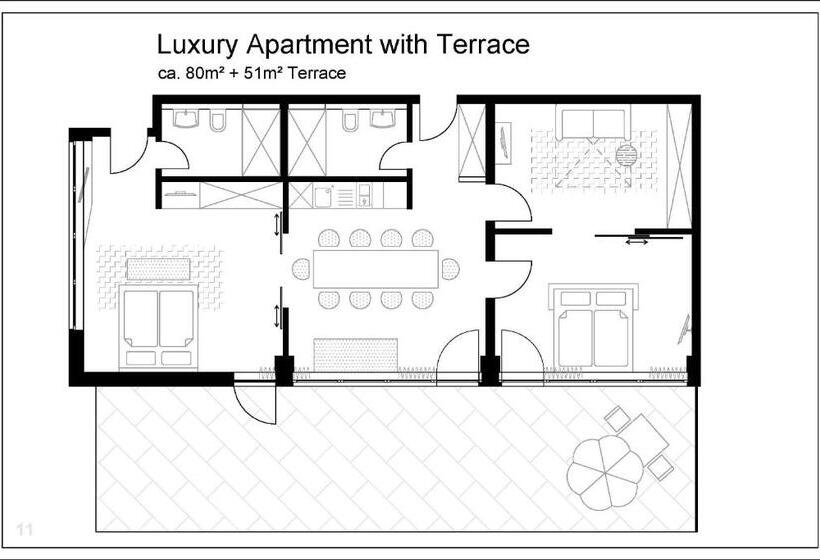 Suite amb Terrassa, Mloft Apartments München