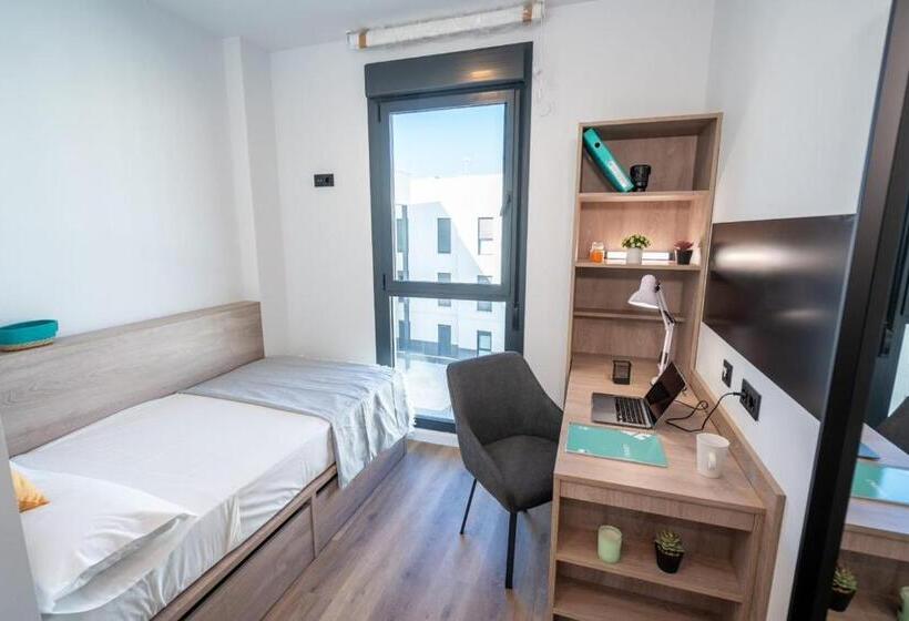 חדר סטנדרט יחיד, Micampus Alicante Student Residence
