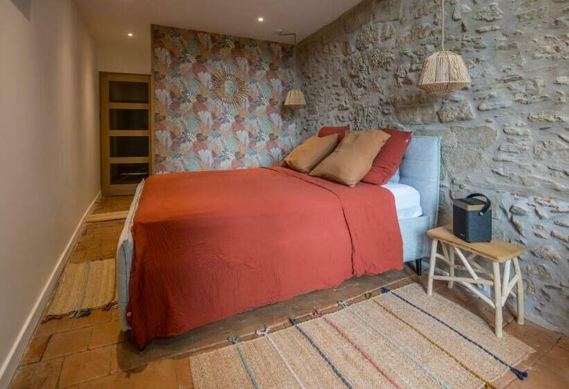 غرفة قياسية مطلّة علي حمام السباحة, Château Beyrin