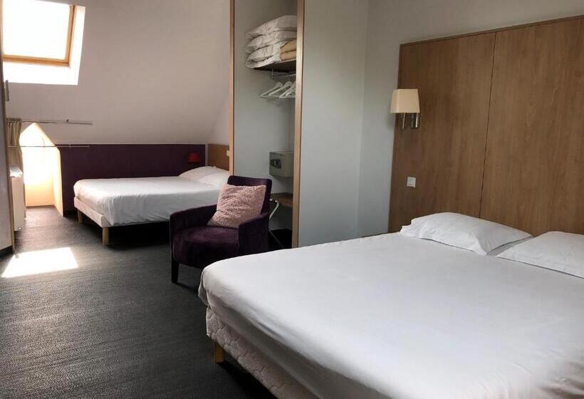 غرفة كلاسيكية رباعية, Logis L Hôtel D Arc