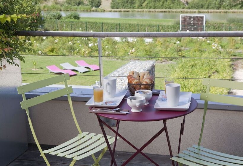 강 전망 스위트, Logis Hôtel Terre De Loire