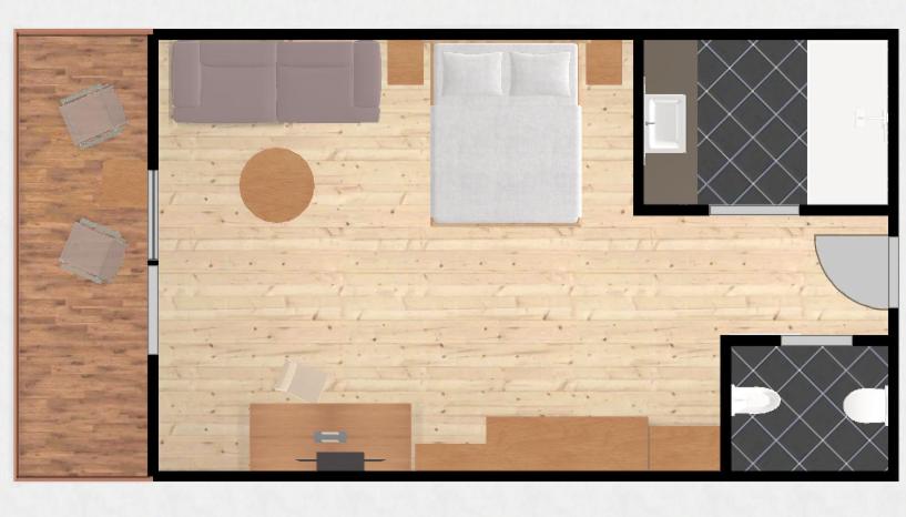 Номер Стандарт Вид на Сад, Hohe Gaisl