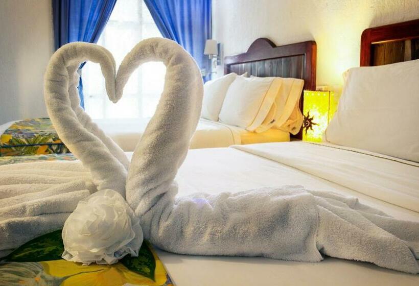 스탠다드 룸 더블 침대 2개, Eco Hotel El Rey Del Caribe