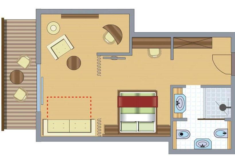 山の見えるスイートデラックスルーム, Masl