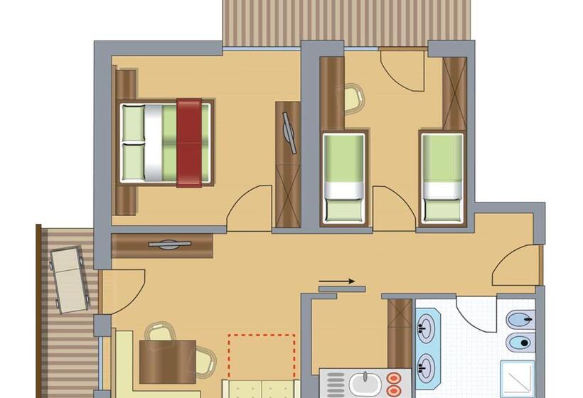 スイート（家族用）, Masl