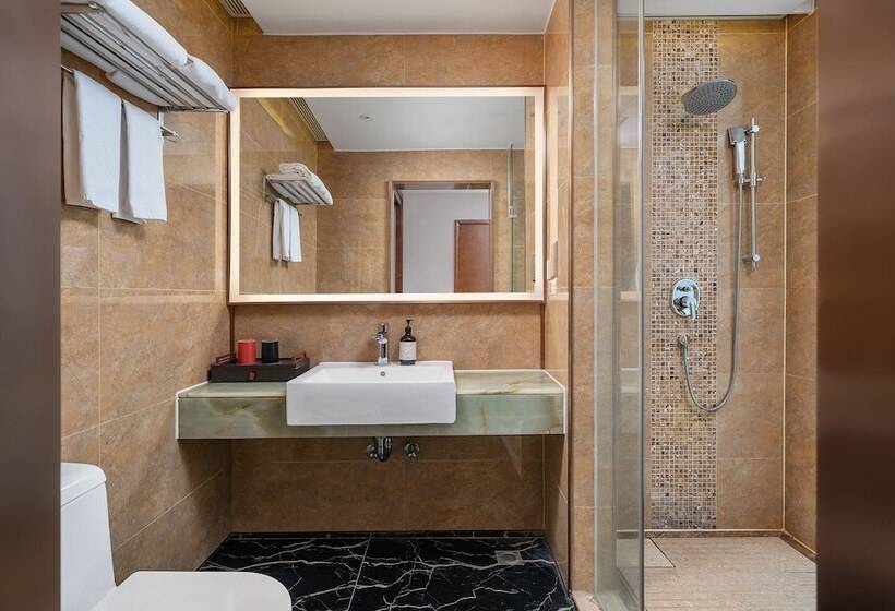 Номер Deluxe, Echeng Hotel Guangzhou Zhujiang New Town Jinan University Branch