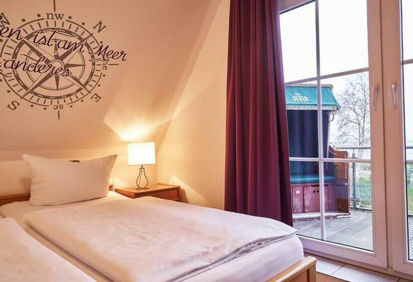 غرفة ديلوكس مزودة بشرفة, Landhaus Großes Meer