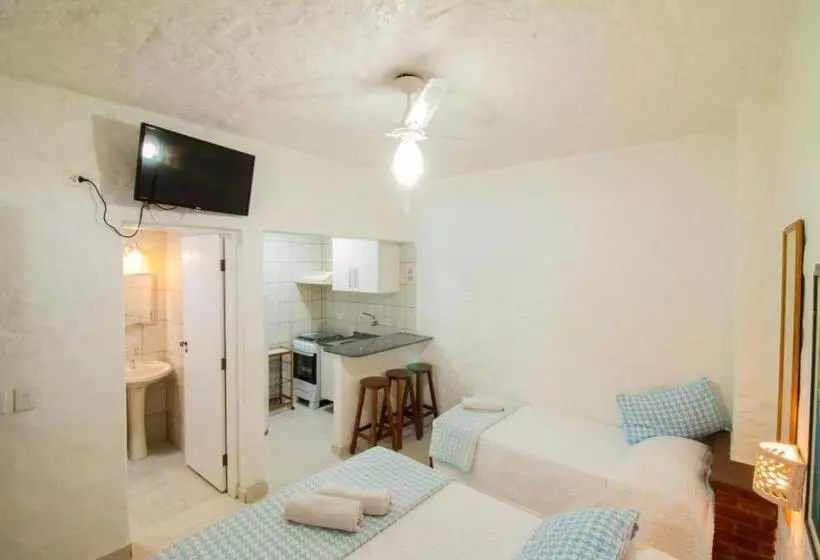 اتاق استاندارد با چشم‌انداز استخر, Apart Hotel Porto Kanoas