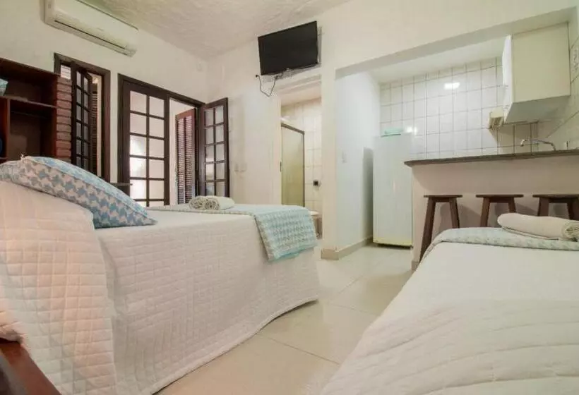 اتاق استاندارد با چشم‌انداز استخر, Apart Hotel Porto Kanoas