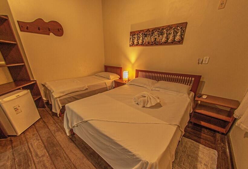 غرفة إقتصادية ثلاثية, Pousada Cantinho Do Sossego