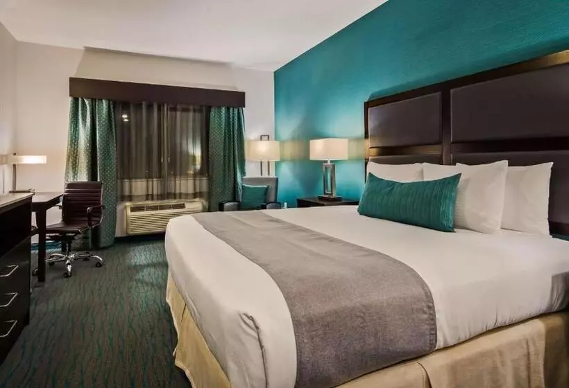 キングサイズベッドのスタンダードルーム, Best Western Plus Taft Inn