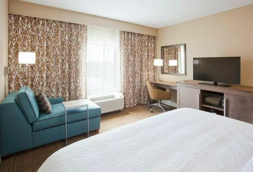 キングサイズベッドのスタンダードルーム, Hampton Inn Minneapolis Roseville