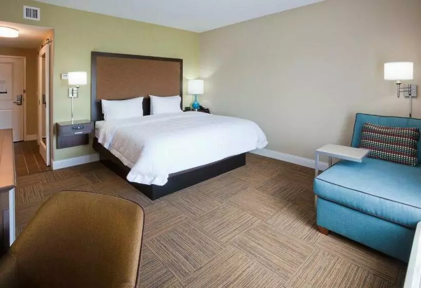 身障者適用キングサイズベッドルーム, Hampton Inn Minneapolis Roseville