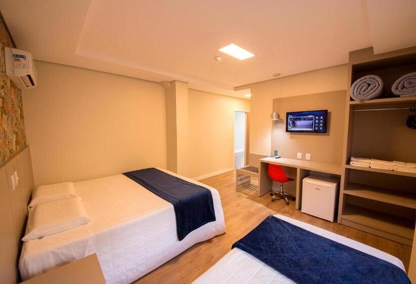 标准三人间, Hiber Hotel   Acesso A Chapecó