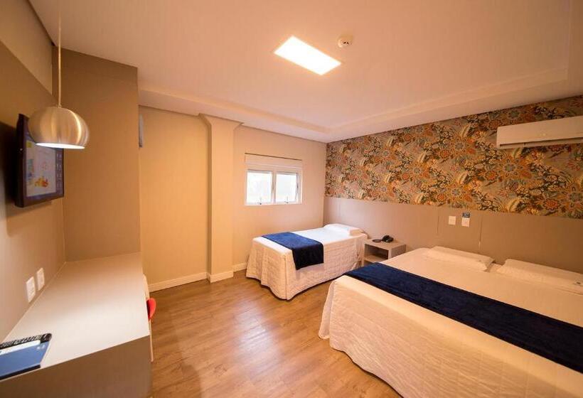 스탠다드 트리플 룸, Hiber Hotel Acesso A Chapecó