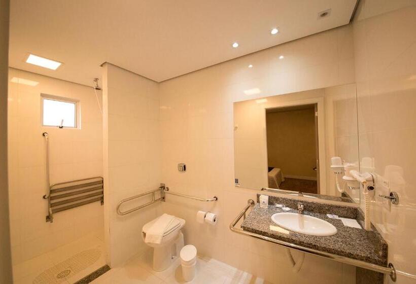 장애인을 위한 스탠다드 룸, Hiber Hotel Acesso A Chapecó