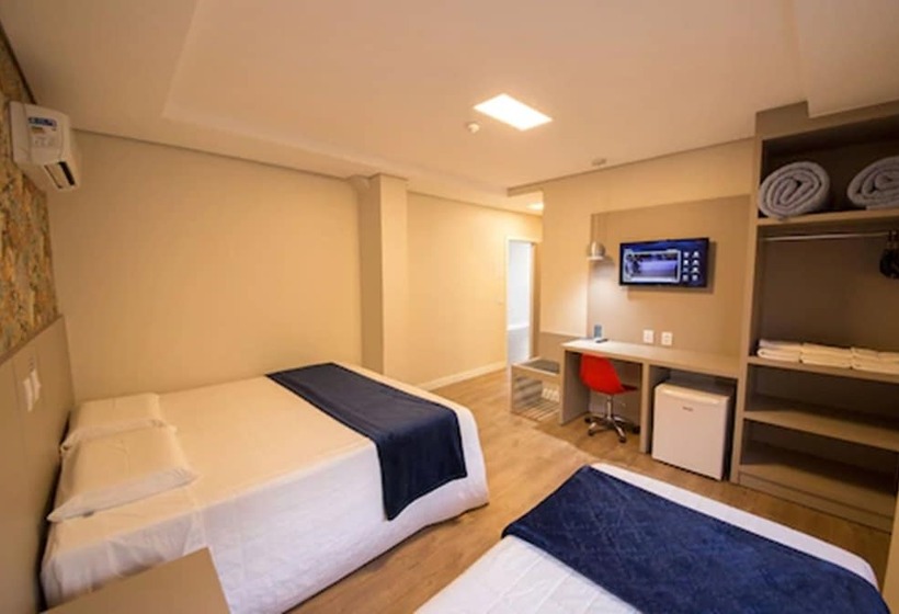 豪华三人间, Hiber Hotel   Acesso A Chapecó